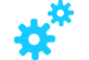  Clipart of two gears  